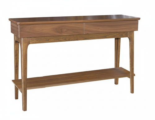 Aparador Oscar: diseño clásico y elegante con estructura en madera sólida de nogal. Acabado premium, gran funcionalidad con estante inferior y estilo atemporal para tu hogar