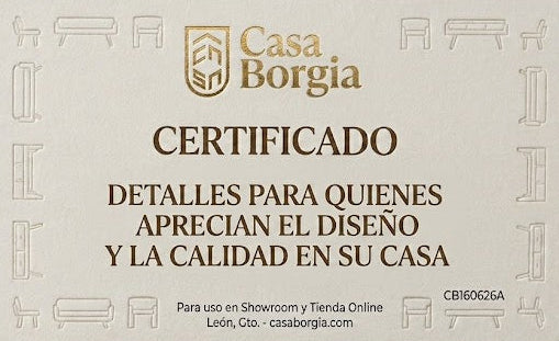 tarjeta de regalo casa borgia