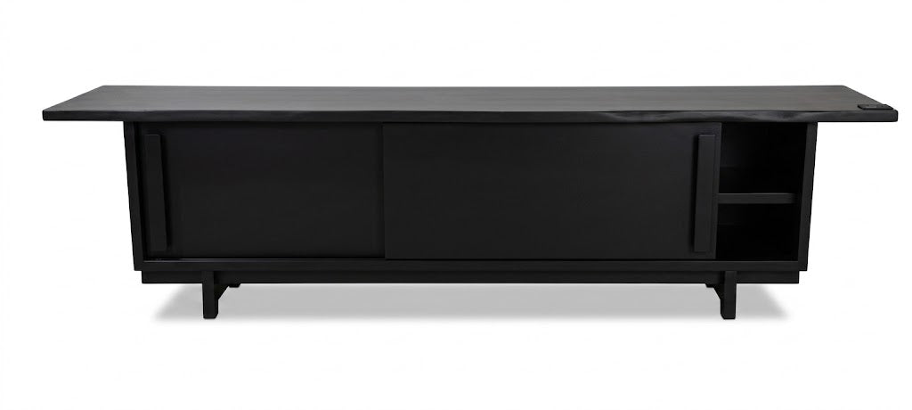Mueble de tv zara en chapa de encino color negro