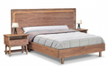 Recámara Oscar: diseño moderno en madera con iluminación integrada. Estilo sofisticado, elegancia contemporánea y alta calidad para un descanso premium