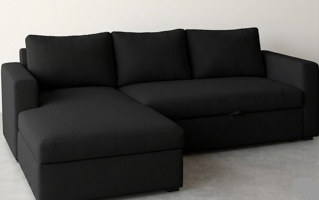 Sofacama en L con sistema oculto