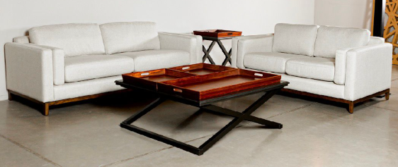 Mesa de centro  y lateral Garabato