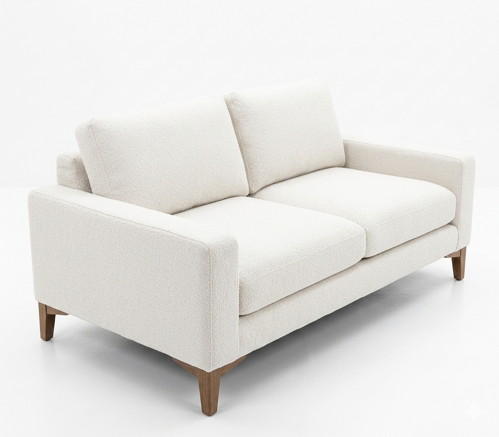 love seat Lowa, marca Mirza: diseño moderno de dos plazas con tapizado premium. Confort excepcional, estilo contemporáneo y alta durabilidad para tu hogar.
