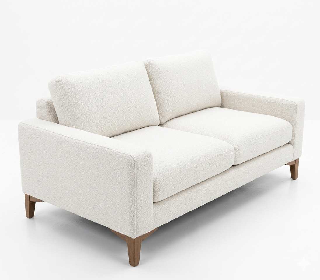 love seat Lowa, marca Mirza: diseño moderno de dos plazas con tapizado premium. Confort excepcional, estilo contemporáneo y alta durabilidad para tu hogar.