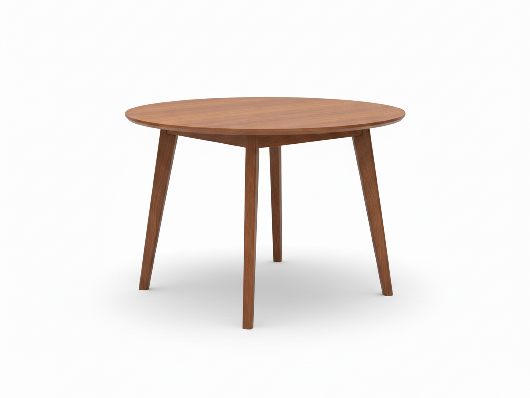 Mesa Sevi: diseño clásico y funcional con estructura sólida en madera de nogal. Acabado premium, gran versatilidad y elegancia atemporal para tu comedor