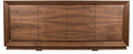 Bufetera Prestige: diseño clásico de lujo con estructura en madera sólida de nogal de alta calidad. Acabado premium, gran funcionalidad y elegancia atemporal para tu comedor."