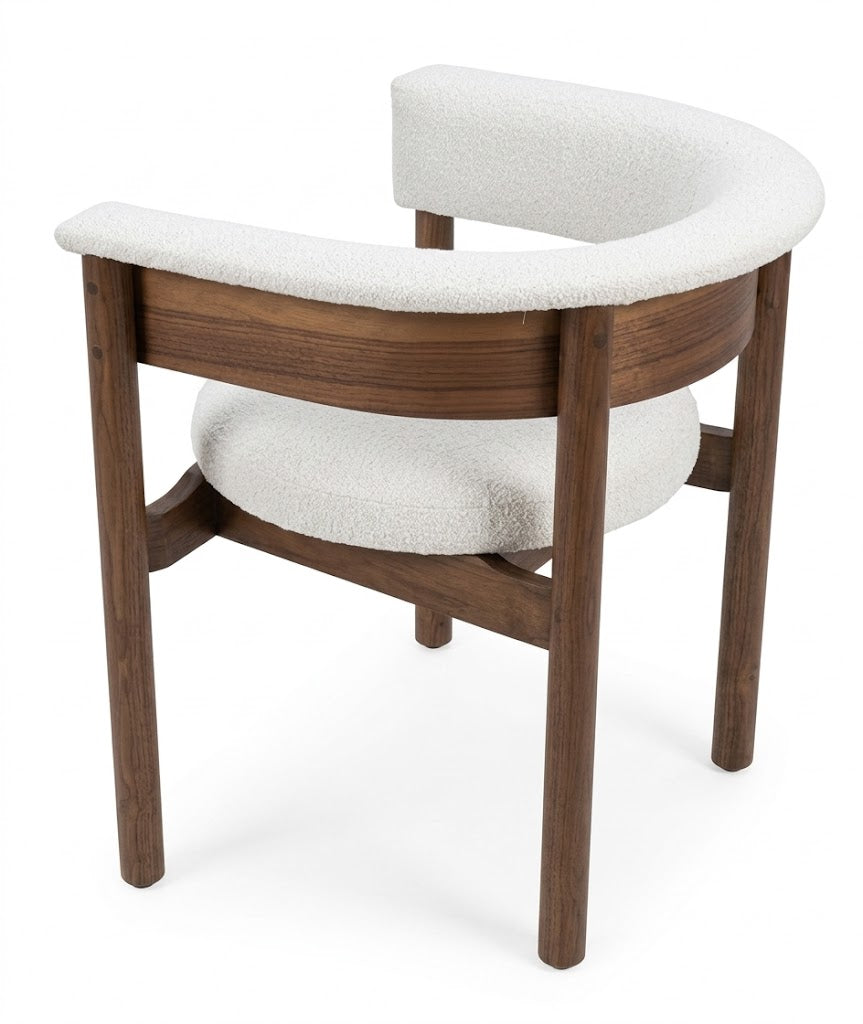 Silla Boden: diseño moderno con estructura en madera sólida y tapizado premium. Confort ergonómico, estilo contemporáneo y alta durabilidad para comedor o espacio de trabajo
